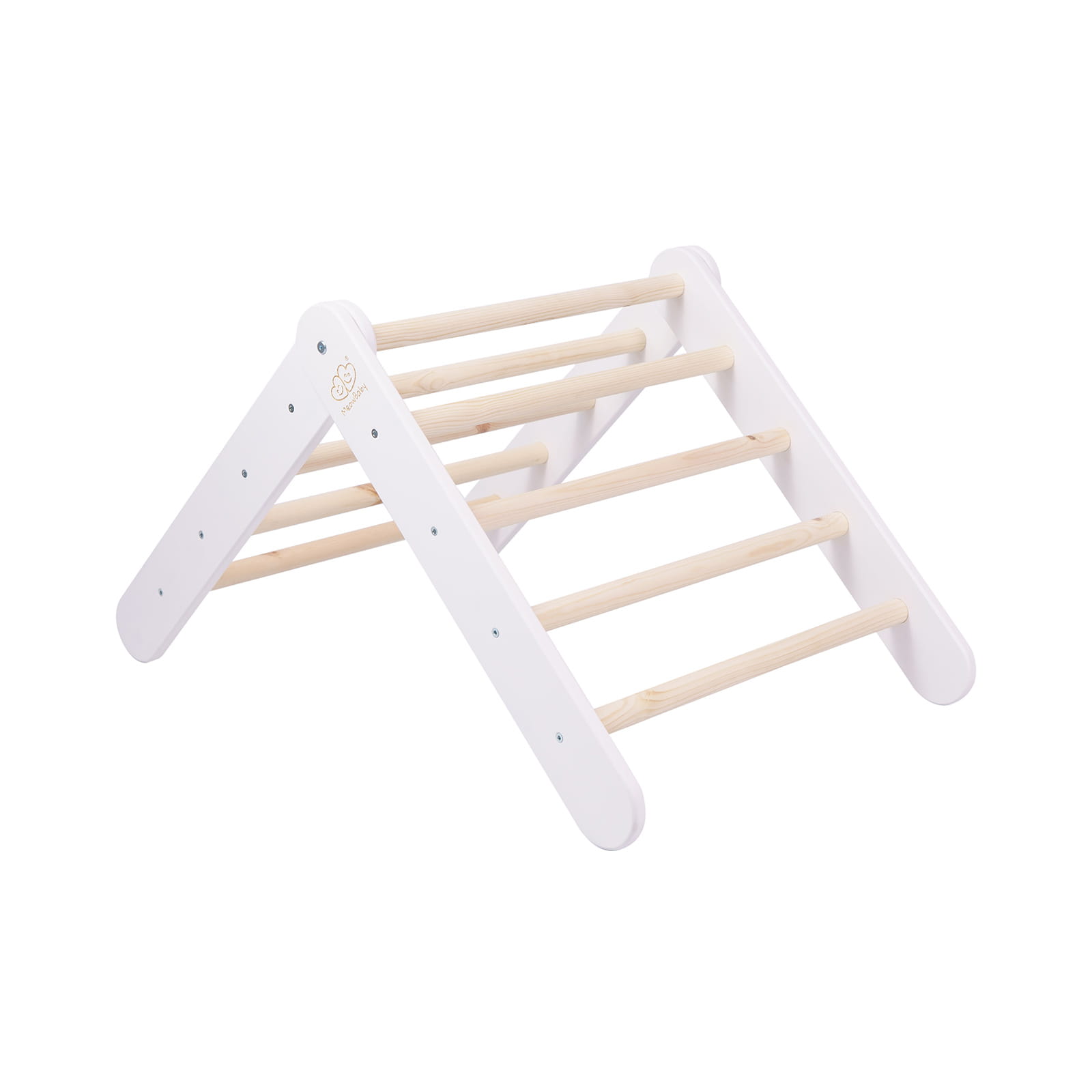 Pikleri Wooden Climbing Ladder - White - Image 2
