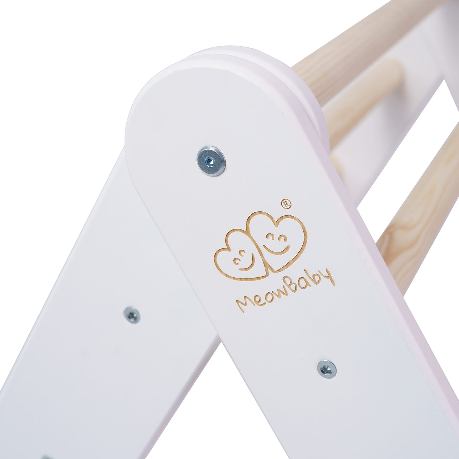 Pikleri Wooden Climbing Ladder - White - Image 4