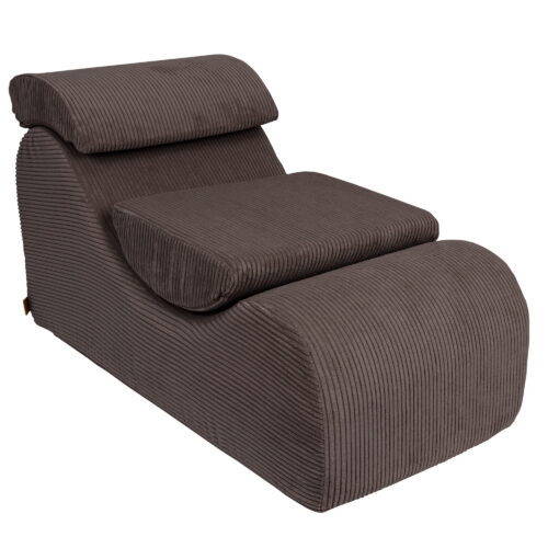 Wave Lounge Chair - Elegant Brown