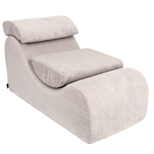 Wave Lounge Chair - Elegant Ecru