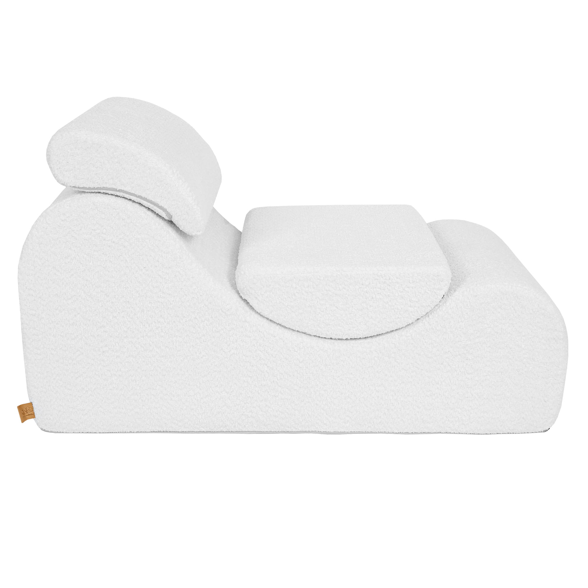 Wave lamamistool - valge bouclé - Pilt 5