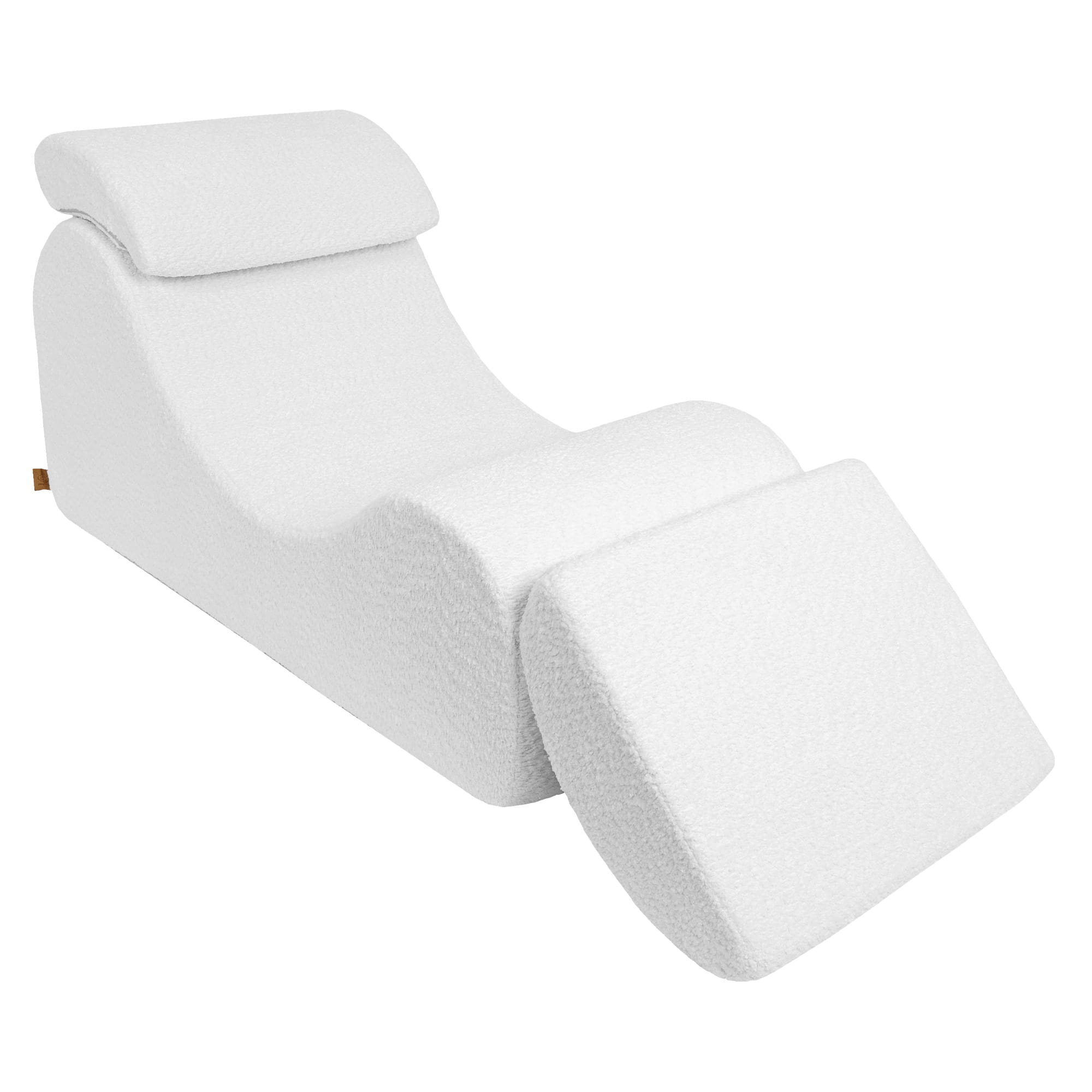 Wave lamamistool - valge bouclé - Pilt 7