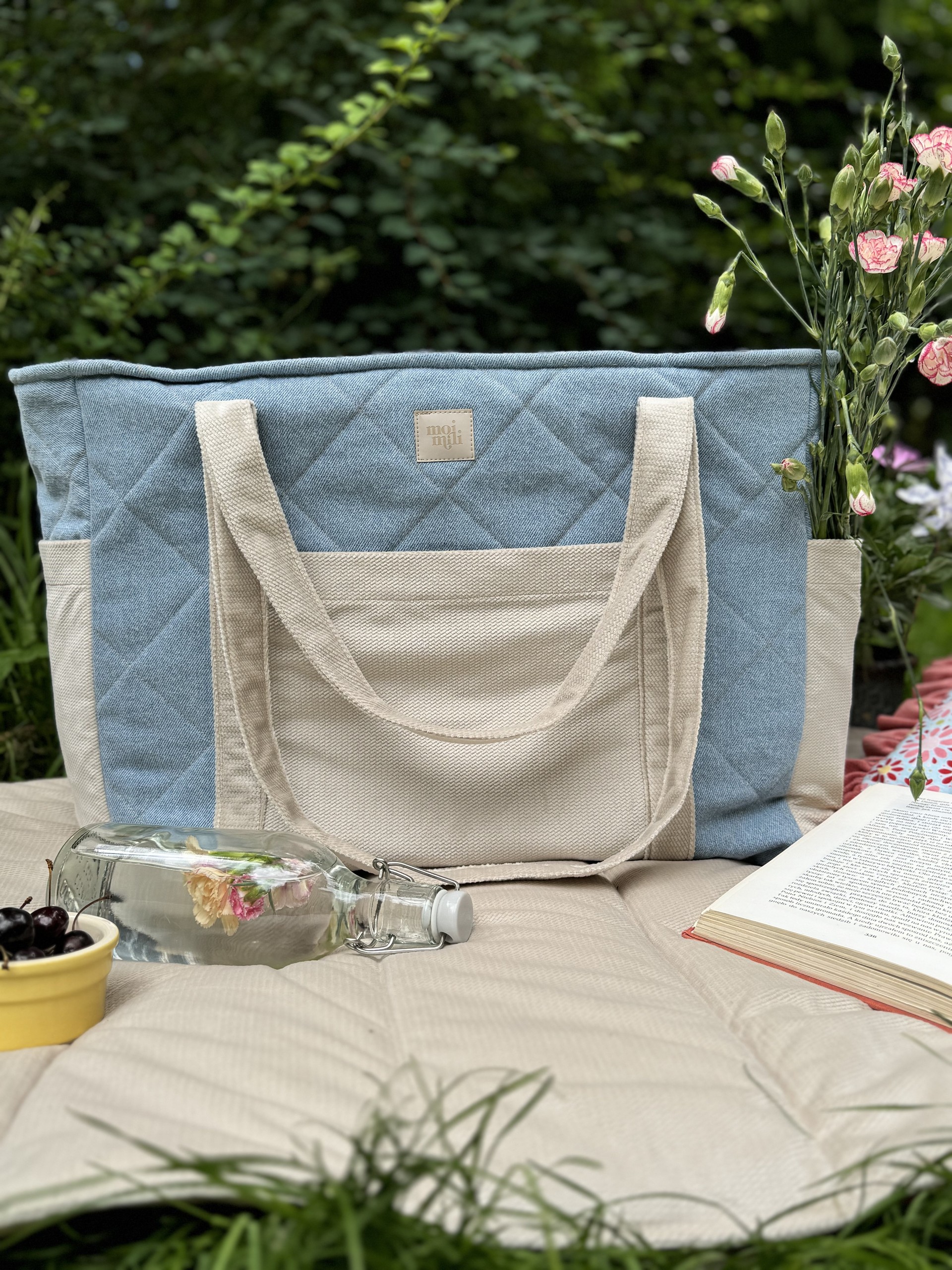 Mom / Weekend Bag - Denim Blue - Image 5
