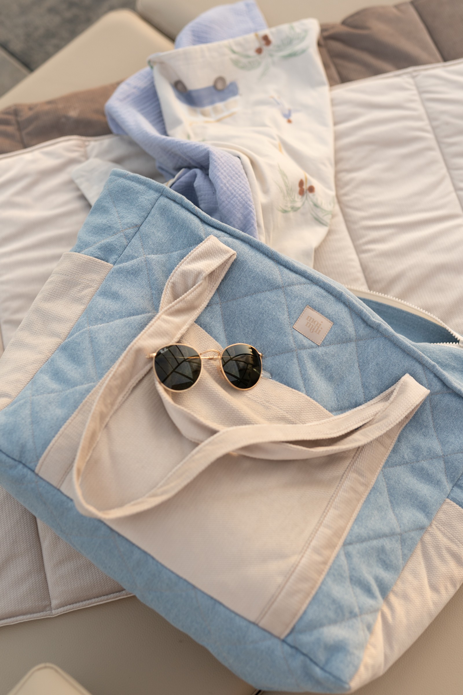 Mom / Weekend Bag - Denim Blue - Image 7