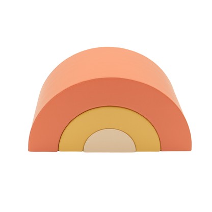 Montessori pehme mängukomplekt - pastellroosa