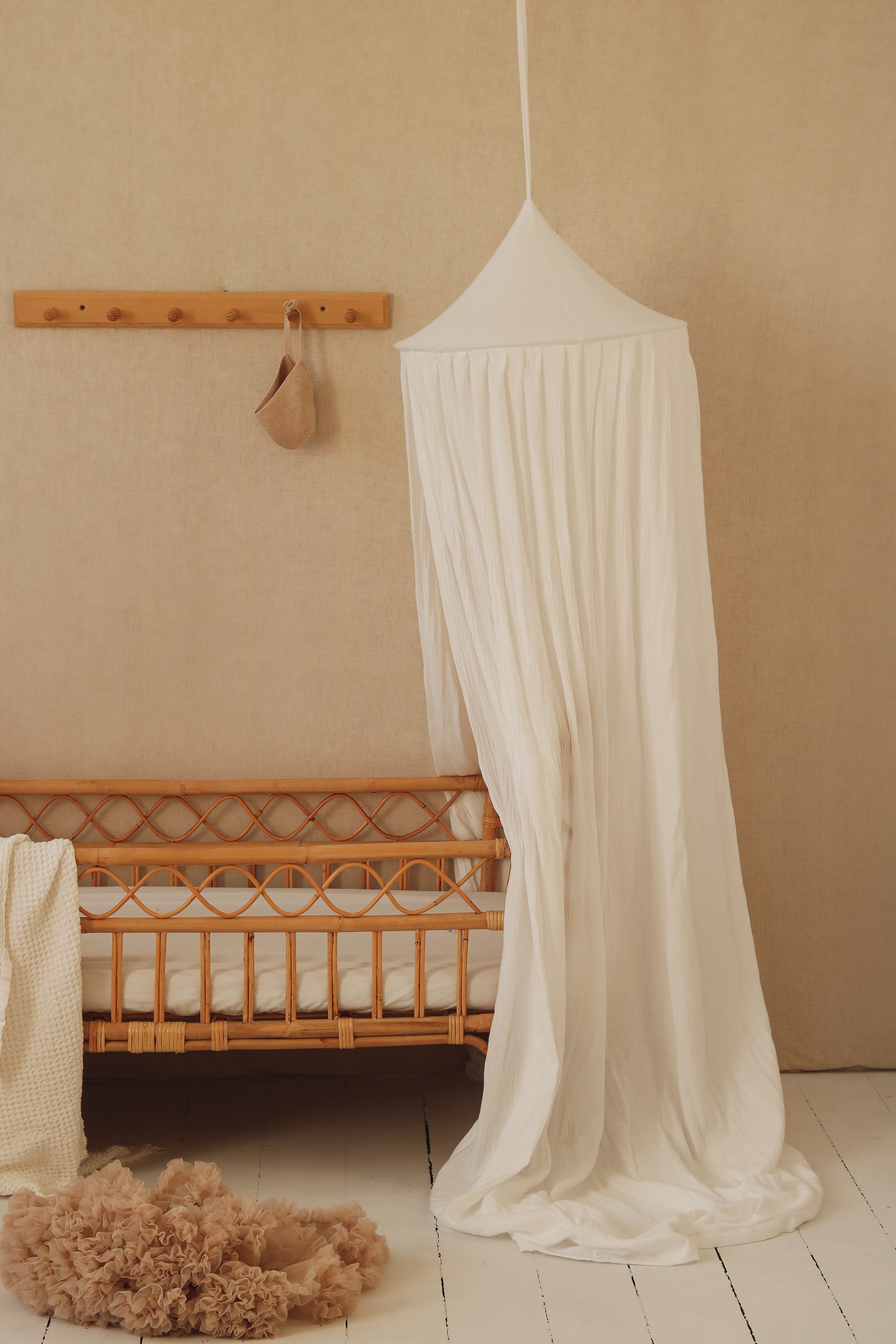 Organic Cotton Canopy - Cream-Colored Cotton - Image 2
