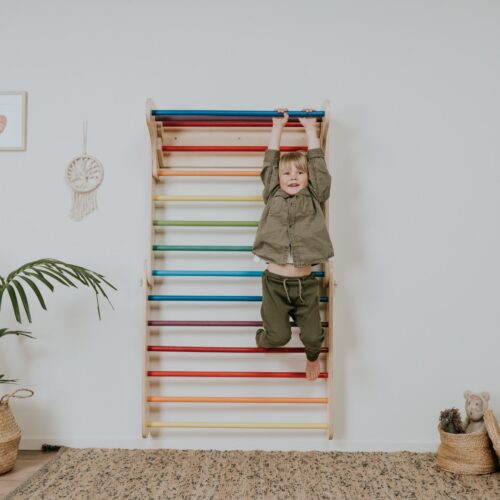 Pikleri ronimiskolmnurk Rootsi seina lisaga (Ages 6m-7y) - vikerkaar