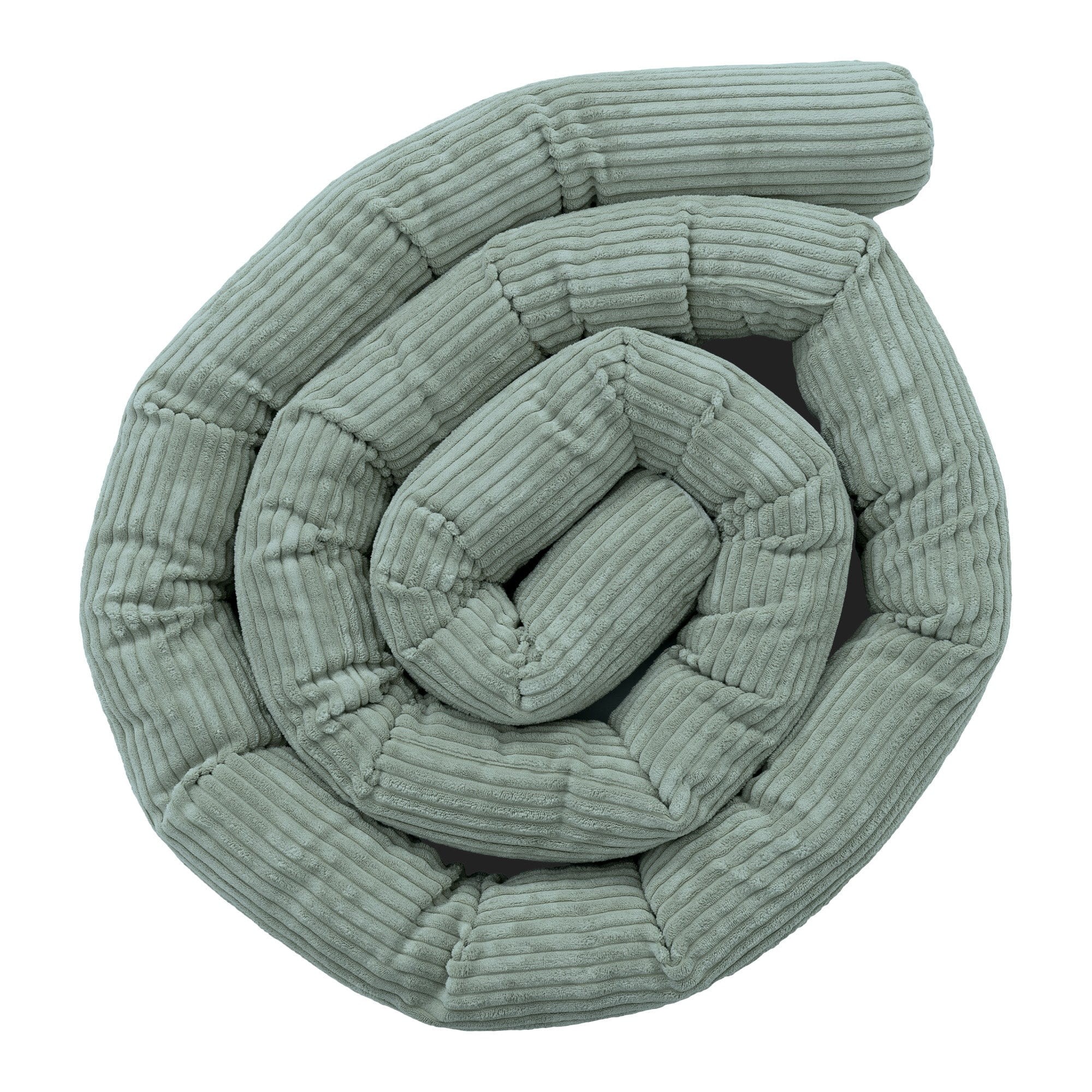 Cot Pad for a Baby Crib - Olive Green