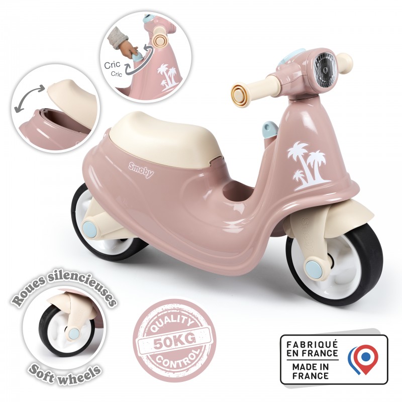 Retro Kick Scooter for Kids - Pink - Image 2