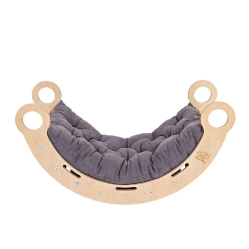 Snug Baby Swing - Natural with Gray Cushion