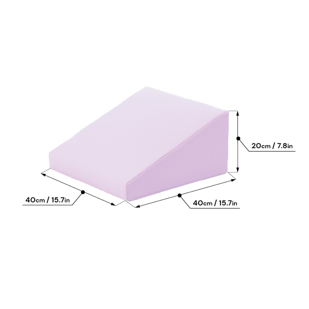 Soft, wedge-shaped play module - lavender - Image 2