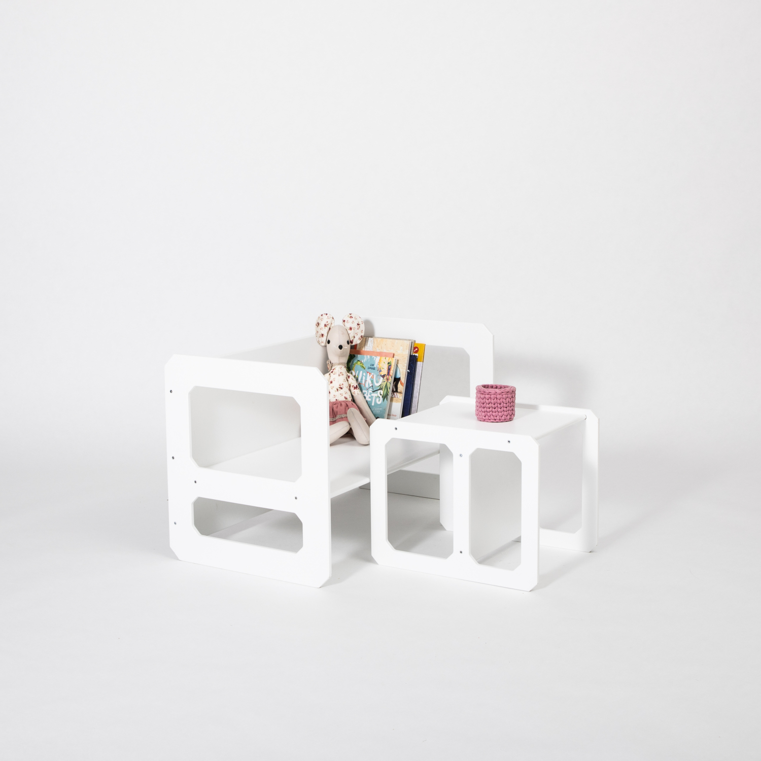 Montessori Weaning laud ja tool komplekt - 1 tooliga - Pilt 2