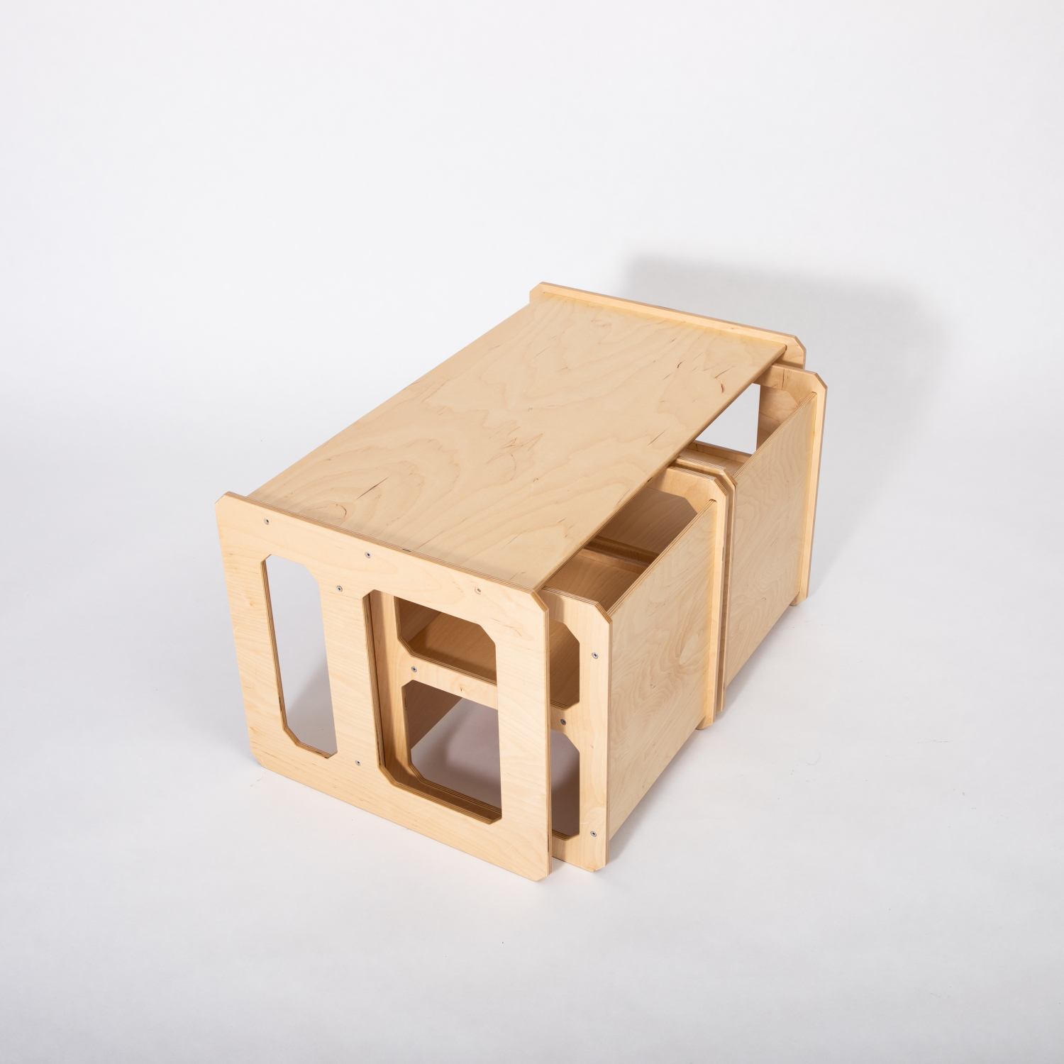 Montessori Weaning laud ja tool komplekt - 2 tooliga - Pilt 11