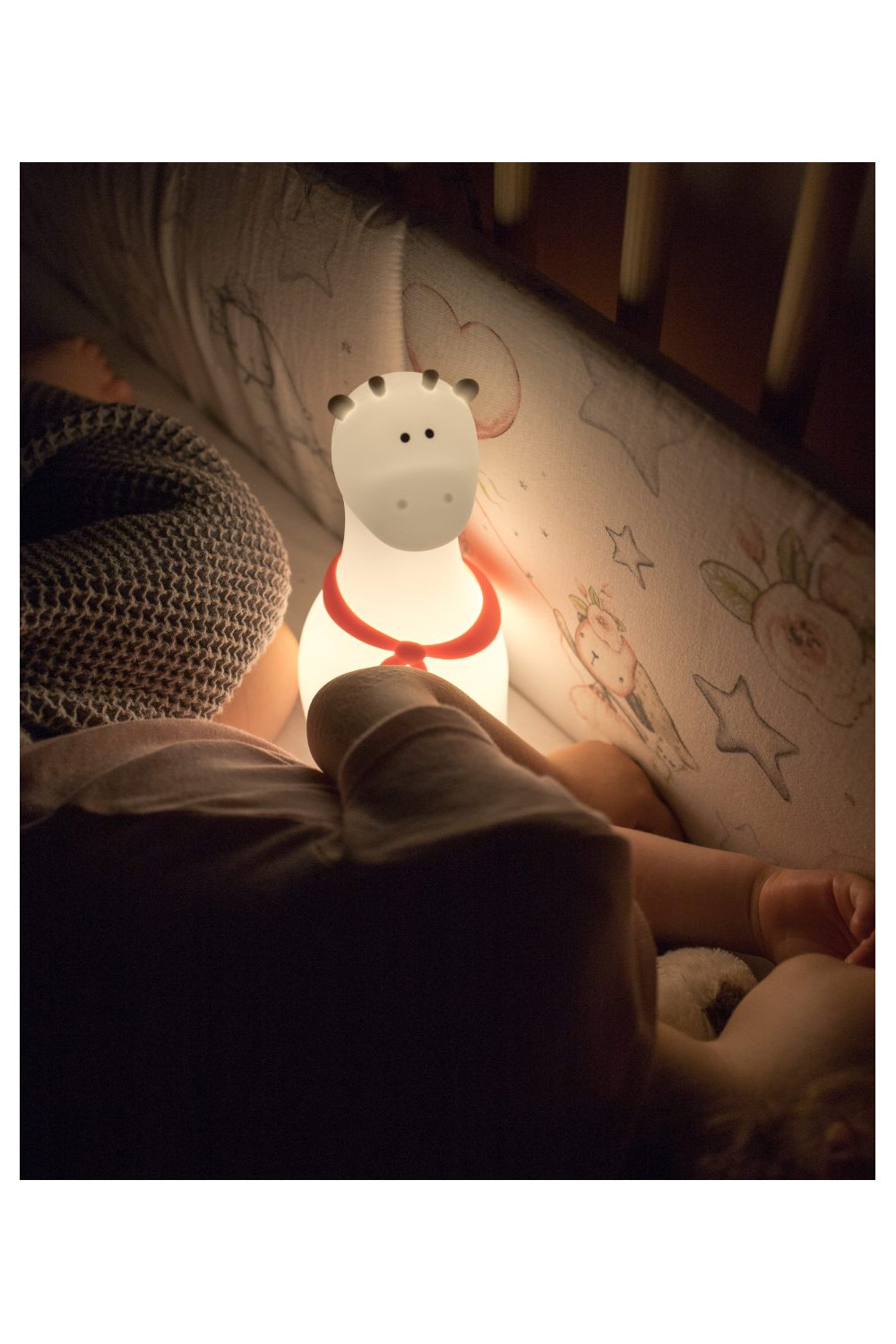 Kaelkirjakukujuline silikoonlamp - valge - Pilt 4