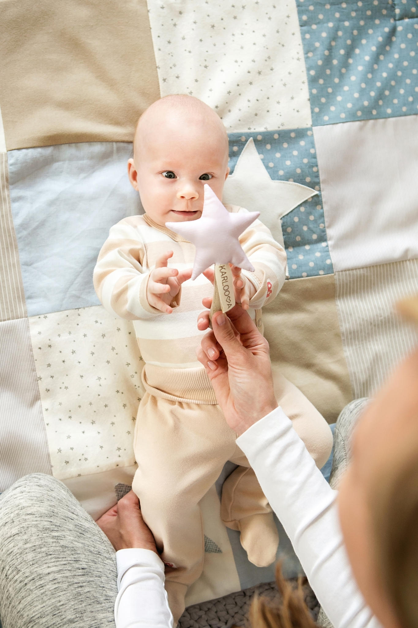 Small Baby Activity Mat, 80x80 cm - Blue - Image 6