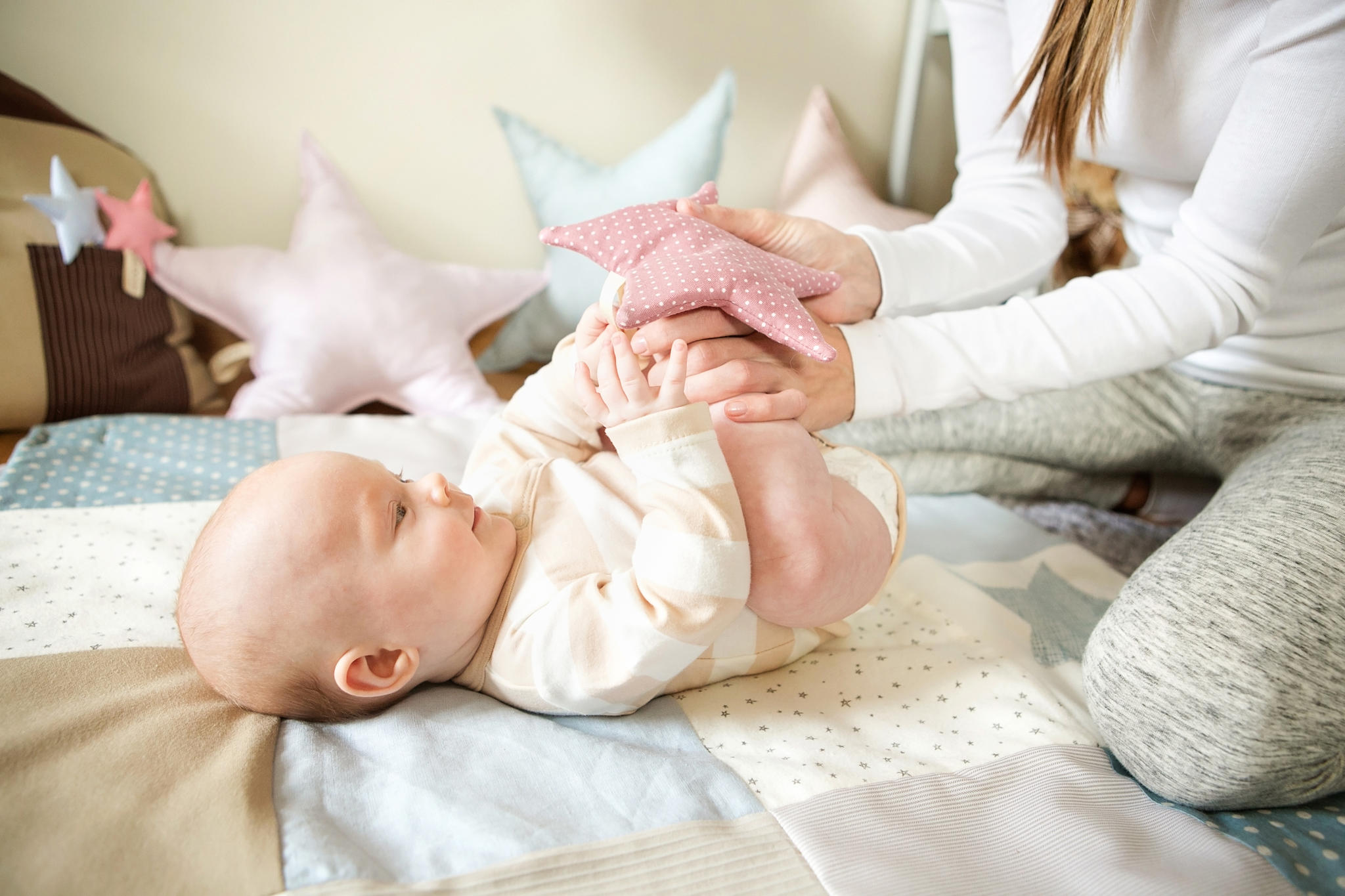 Small Baby Activity Mat, 80x80 cm - Blue - Image 4