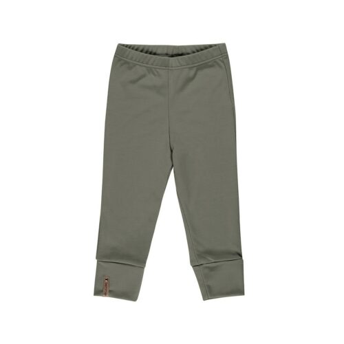 Laste meriinovillased püksid – khaki/roheline