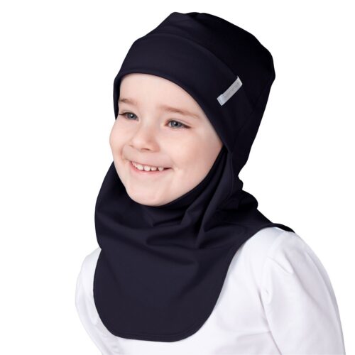 Tumesinine kahekihiline puuvillane balaklava