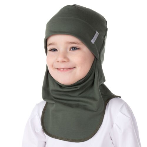 Khakiroheline kahekihiline puuvillane balaklava