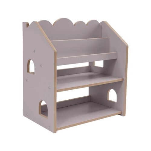MeowBaby Montessori MDF-majakujuline raamaturiiul - Hall