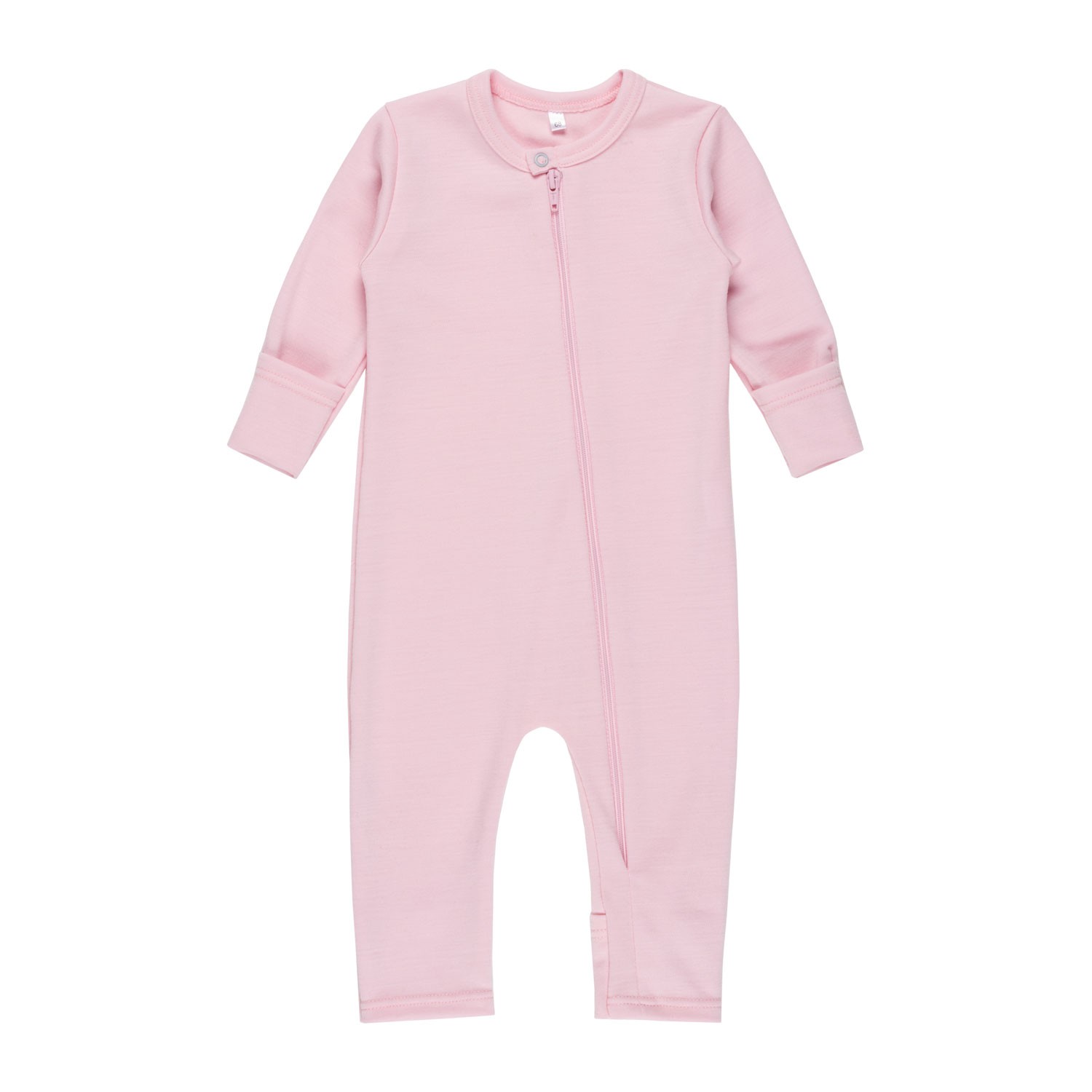Merino Wool Baby Onesie – Pink
