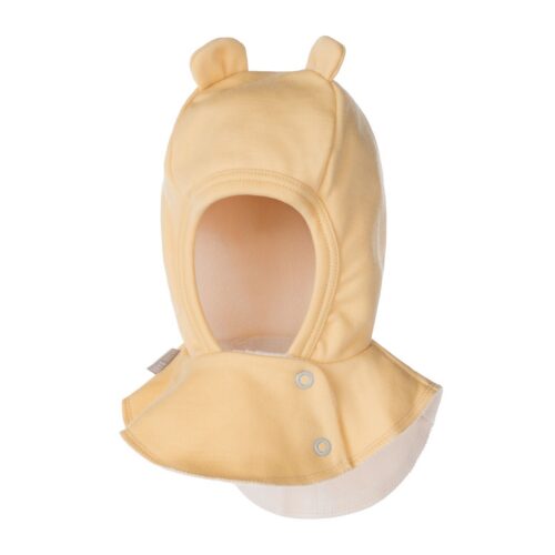 Yellow Merino Wool Baby Beanie
